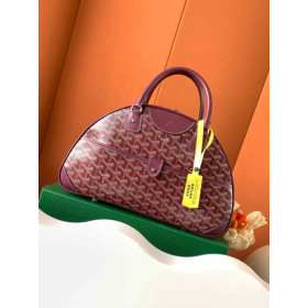 Goyard Saint Jeanne MM Bowler Burgundy Bag