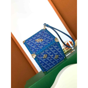 Goyard De Trunk Sky Blue Bag