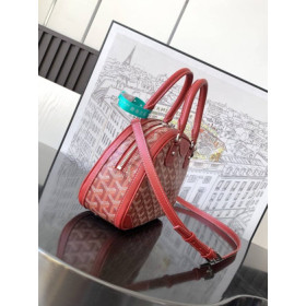 Goyard Vintage Bowling Red Bag