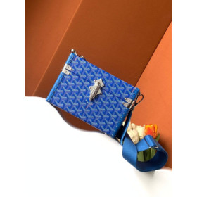 Goyard Cassette Trunk Sky Blue Bag