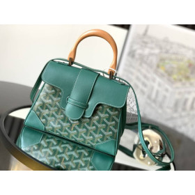 Goyard Sa&Atilde;&macr;gon Souple Mini Green Bag