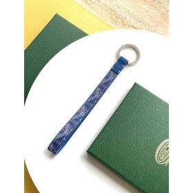 Goyard Sesame Key Ring Sky Blue