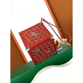 Goyard De Trunk Red Bag