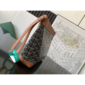 Goyard Conti Pouch Black & Tan Bag