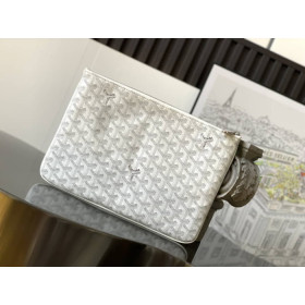 Goyard Senat MM Pouch White Bag