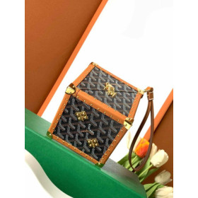 Goyard De Trunk Black & Tan Bag