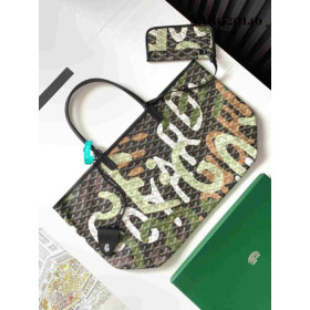 Goyard Saint Louis GM Limited Edition Camo Print Green Bag