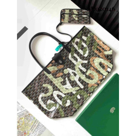 Goyard Saint Louis GM Limited Edition Camo Print Green Bag