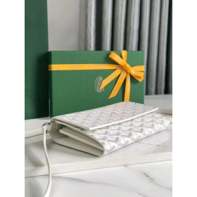 Goyard Varenne Continental Wallet White