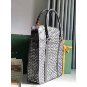 Goyard Bourgogne Grey Bag