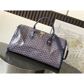 Goyard Croisiere 50 Duffle Navy Blue Bag