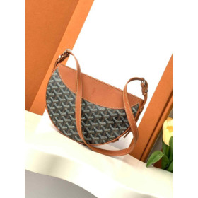 Goyard Hirondelle Black & Tan Bag