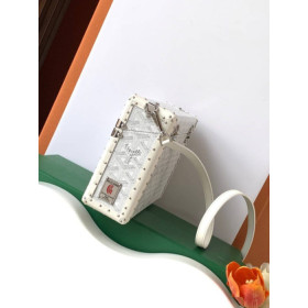 Goyard Cassette Trunk White Bag