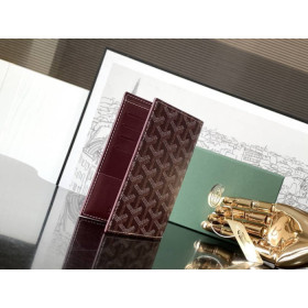 Goyard Grenelle Passport Cover Burgundy Bag