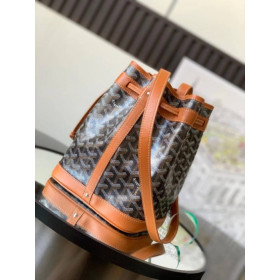Goyard Petit Flot Bucket Black & Tan Bag