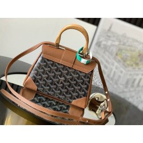 Goyard Sa&Atilde;&macr;gon Souple Mini Black & Tan Bag