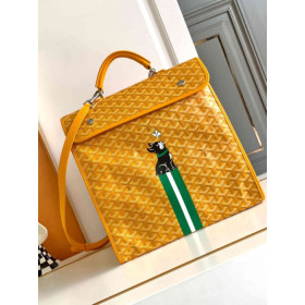 Goyard Saint Leger Backpack X Hulot Edmon Yellow