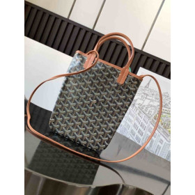 Goyard Poitiers Black & Tan Bag