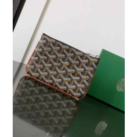 Goyard Senat Mini Pouch Black & Tan Bag