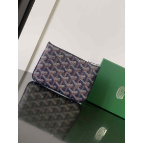 Goyard Senat Mini Pouch Navy Blue Bag