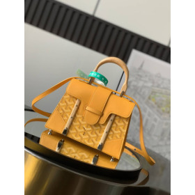 Goyard Sa&Atilde;&macr;gon Structure Mini Yellow Bag
