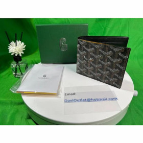 Goyard Card Wallet Black & Tan