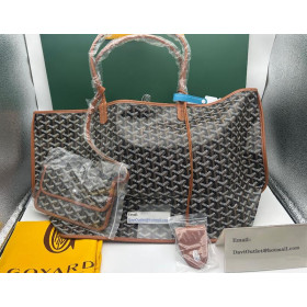 Goyard Reversible Anjou GM Black & Tan Bag