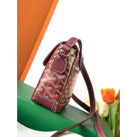 Goyard Grand Bleu PM Burgundy Bag