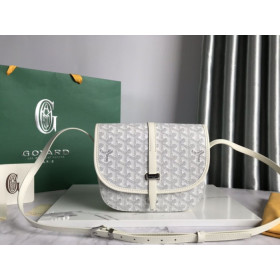 Goyard Belvedere PM White Bag