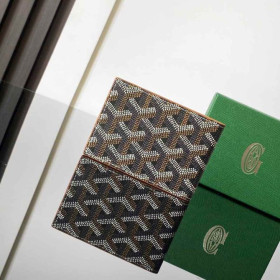Goyard Insert Victoire Card Wallet Black & Tan