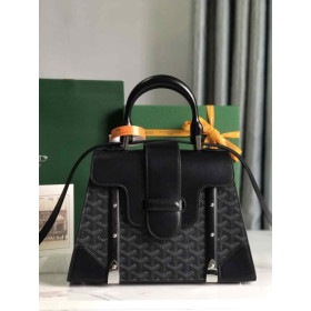 Goyard Sa&Atilde;&macr;gon PM Limited Edition Jet Black Bag