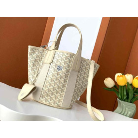 Goyard Belharra PM Limited Edition Sand & Chocolate Bag