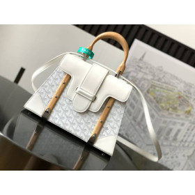 Goyard Sa&Atilde;&macr;gon PM White Bag