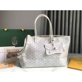 Goyard Chien Gris White Bag