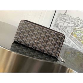 Goyard Matignon GM Wallet Black & Tan
