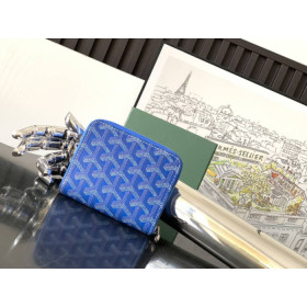 Goyard Matignon Mini Wallet Sky Blue