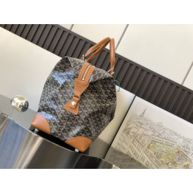 Goyard Duffle 55 Black & Tan Bag