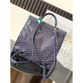 Goyard Saint Leger Backpack Navy Blue