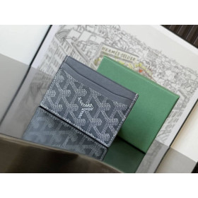 Goyard Saint-Sulpice Card Wallet Grey