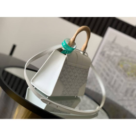 Goyard Sa&Atilde;&macr;gon Structure Mini White Bag
