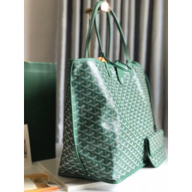 Goyard Reversible Anjou GM Green Bag