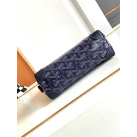 Goyard Vend&Atilde;&acute;me Cosmetic Pouch Navy Blue Bag