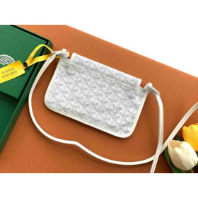 Goyard Plumet Pocket Wallet Heart White