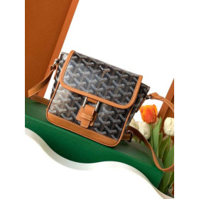 Goyard Grand Bleu PM Black & Tan Bag