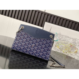 Goyard Rouette Structure Mini Navy Blue Bag