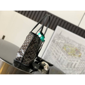 Goyard Anjou Mini French Bulldog Black Bag