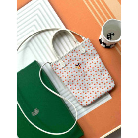 Goyard Poitiers White & Orange Bag