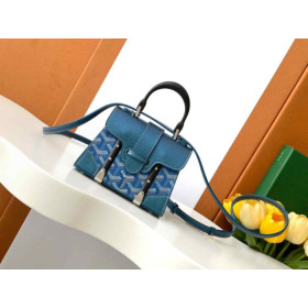 Goyard Saigon Structure Nano Pearlescent Blue Bag