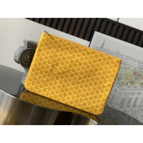 Goyard Senat GM Pouch Yellow Bag