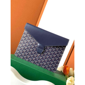 Goyard Camondo 2 Pouch Navy Blue Bag